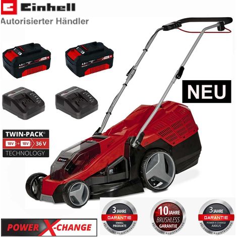Einhell Rasenmäher GE-CM 36/43 Li M 36V (2x18V ) 43 cm mit Akku / Ladegerät) (1/5)