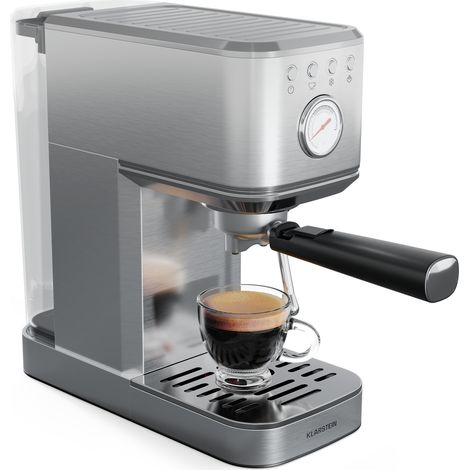 Klarstein SteelPresso Slim Espressomaschine  Siebträger  inkl. Zubehör