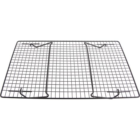 Grille de refroidissement en fer pour pain, biscuits et gâteaux, accessoires de four pour pâtisseries, cafés et boulangeries, noir (1/5)