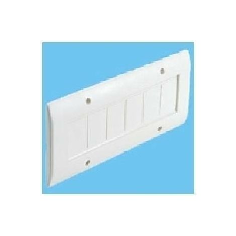 Placca Cieca 6 Moduli Per Scatole Canali Tba-Tbn-Tcn ( Bocchiotti Cod. B04213 ) (1/2)