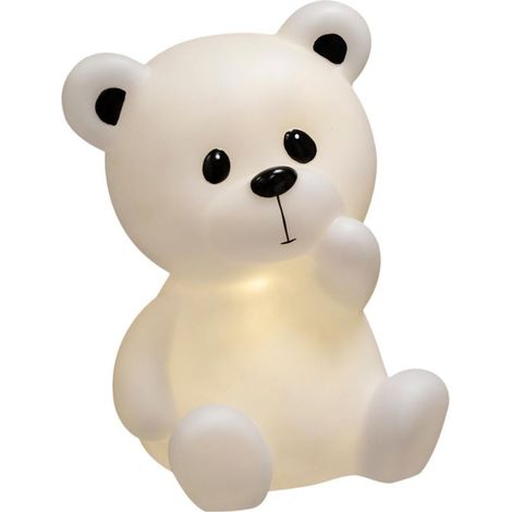 Veilleuse Enfant à Poser Ourson 30cm Blanc (1/2)