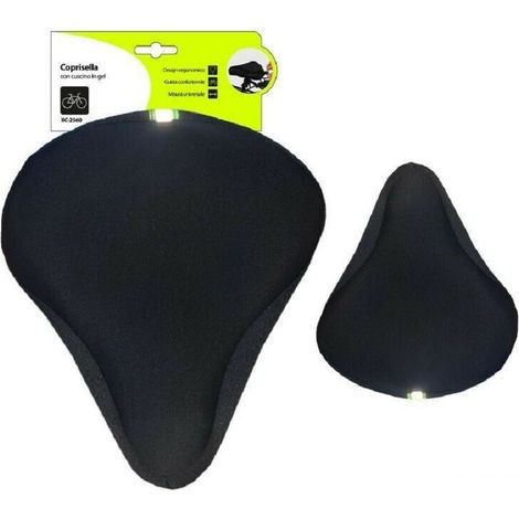 TRADE SHOP - Coprisella Copertura Sella Sellino Con Cuscino In Gel Per Bici Bicicletta Xc2560 -