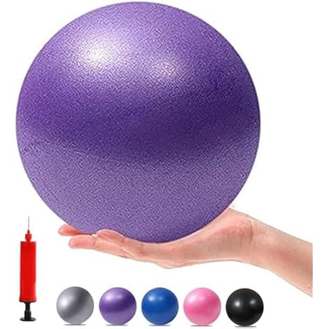 Mini Ball Yoga - 15 Cm - PVC Antidérapant Résistant À L'Éclatement - Pour Entraînement De Stabilité Et Renforcement Du Core - 1 Pièce (1/3)