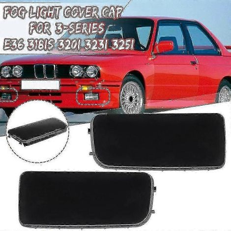 1 par de tapas para orificios de faros antiniebla delanteros derecho e izquierdo para Serie 3 E36 318is 320i 323i 325i 328i Re SZRH AF (1/4)