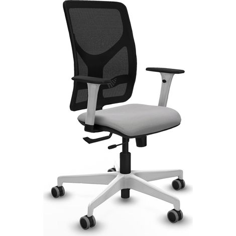 Silla de oficina piqueras y crespo Motilla blanco cómoda robusta (1/2)