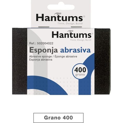 Éponge abrasive grain 400 pour ponçage fin