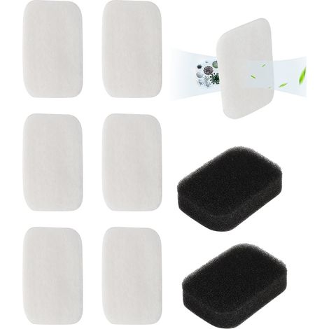 Filtre à particules ultra-fin en coton pour masques respiratoires DeVilbiss DV54 DV55 DV56 DV57 (1/5)