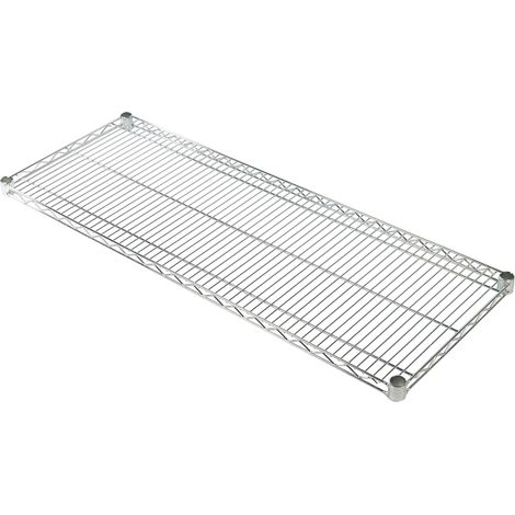Clayette chromée en Acier, Capacité de 360kg, Long. 1220mm, larg. 460mm ( Prix pour Lot de 4 ) (1/3)
