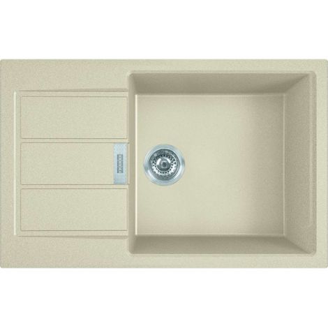 Franke Sirius 2.0 - Fregadero de tectonite S2D 611-78 XL, 78x50 cm, beige 143.0670.897