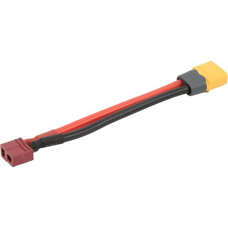 Adaptateur XT60H Mâle vers T Plug Femelle 12awg pour Batteries Modèles RC (1/5)