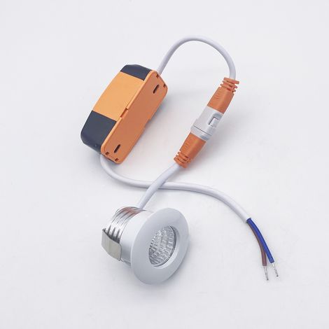 Mini Faretto 3w 220v COB LED a incasso Rotondo Bianco 37mm F.I.31-35mmLuce Fredda 6400k