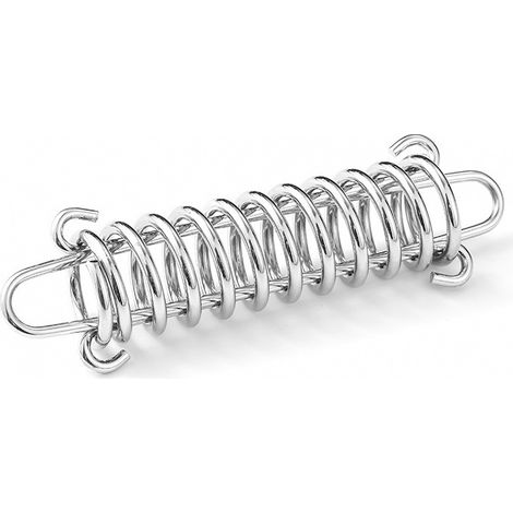 Fixations d'ombrage de Voile, 5 Pcs Boucle de Corde de Ressort de Tente en Acier Inoxydable, Kit de Fixation pour Voile de Jardin, Kit de Fixation