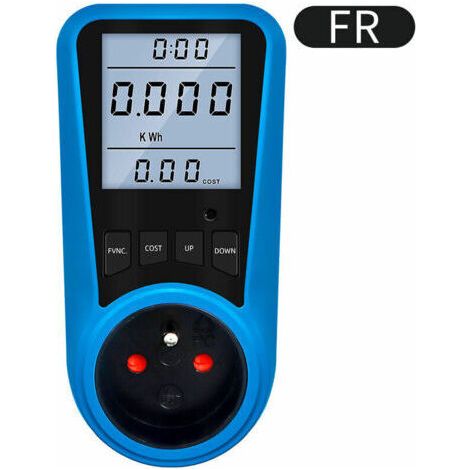 Digitales Strommessgerät, EU-Stecker, Wechselspannungsmesser, Energietester, Standardstecker (USA, Großbritannien, Australien, Frankreich, Brasilien, Italien)