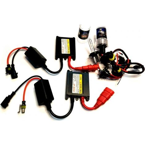 KIT XENON XENO H1-H3-H4-H7-H11 6000/8000K FARI MODELLO SLIM AUTO MOTO CAMION H11 6000K