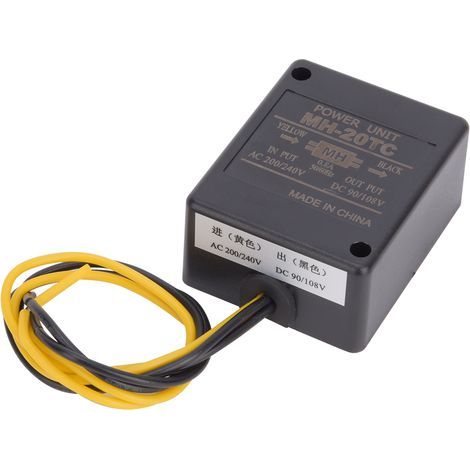 Rectificateur de frein moteur rapide MH-20TC, entrée AC200-240V, sortie DC90-108V 0.8A, 50/60Hz pour moteurs asynchrones. (1/5)