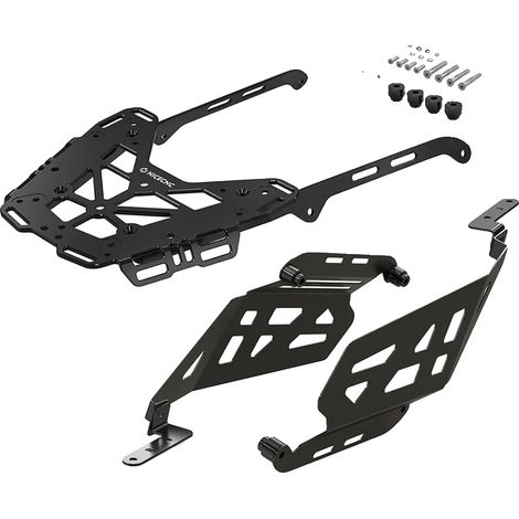Support de bagages de moto, aluminium et acier durables, installation facile, Ensemble 2 (1/2)