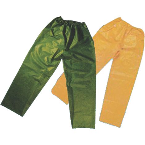 PANTALONI PVC VERDE-XXL