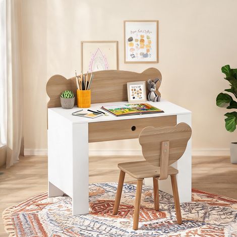 Ensemble table et chaises enfant madera Natural 80 x 41 x 74,5 cm (1/5)