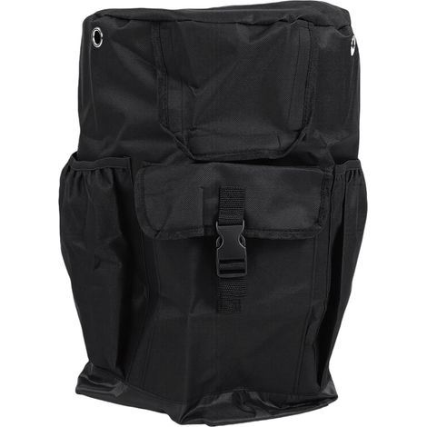 Housse pour bouteille de gaz de barbecue en tissu Oxford 600D imperméable et ventilée, avec poches de rangement pour bouteille de gaz de 9 kg (20 lb). (1/5)
