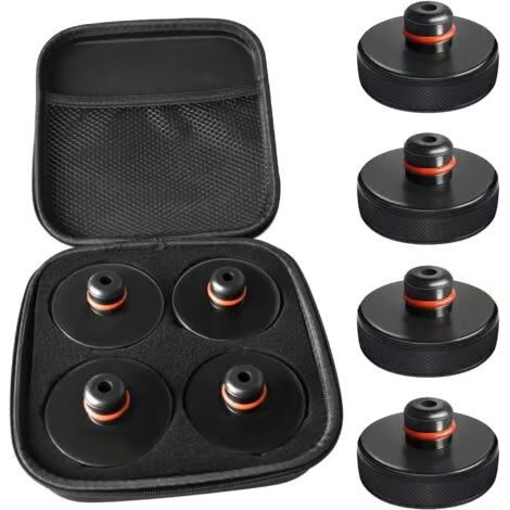 Kit de 4 supports de levage compatibles avec Tesla Model 3 / S / X / Y, comprenant 4 supports de levage Tesla et 1 boîte de rangement. Accessoires de levage pour véhicules Tesla. (1/5)