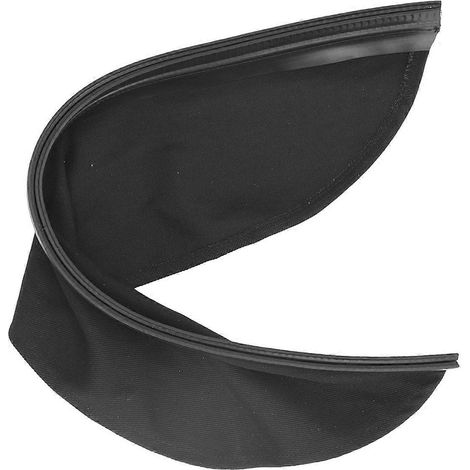 Bavoir en cuir et coton ignifugé, enveloppant et protégeant la plupart des casques de soudage. (1/5)
