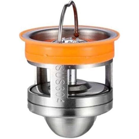 Bouchon de vidange d'évier, Noyau de vidange de Sol en Acier Inoxydable(Style B)