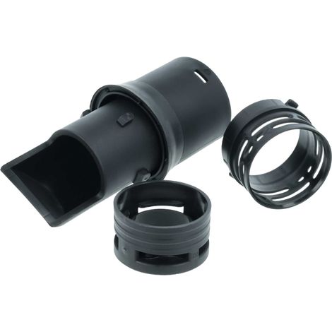 vhbw Schlauch-Adapter Ersatz für Taski 30030-24 für Staubsauger, Staubsaugerschlauch - Anschlussadapter Schwarz