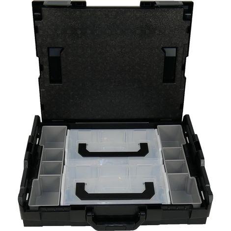 BS Systems  L-Boxx 102  negro incl.  L-Boxx Mini  tapa transparente  + Inset-Box-Set  2 piezas (1/3)