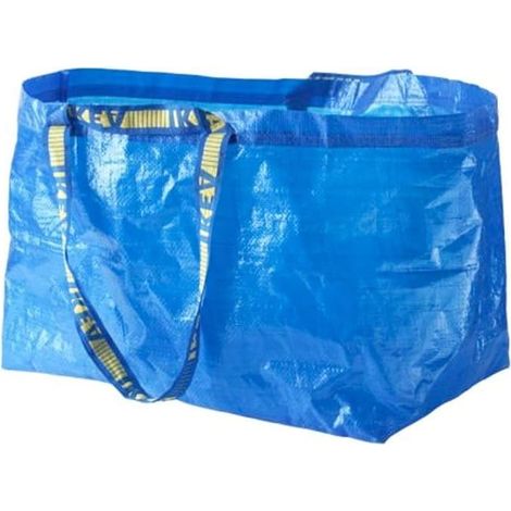 Lot de 10 grands sacs Frakta - Bleus - Charge maximale 25 kg (1/2)
