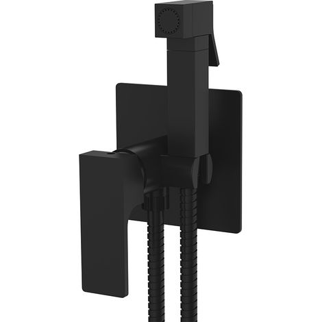 Miscelatore incasso per shut-off con kit doccino nero opaco serie Absolute (1/3)