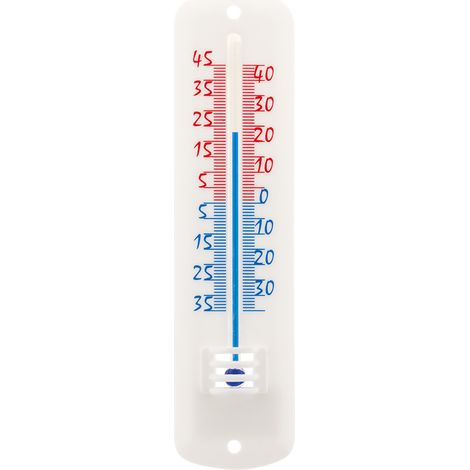 Thermomètre Blanc classique à alcool - Blanc - Otio