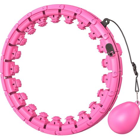 Le nouveau cerceau de hula-hoop à 24 sections du fabricant, doté d'un massage intelligent, ne peut pas se débarrasser du cerceau de hula-hoop.