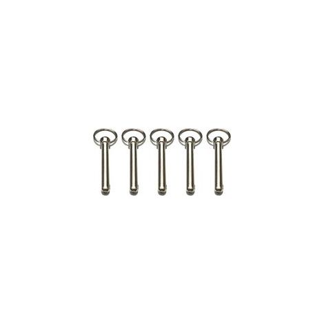 Goupilles à Dégagement Rapide Goupille de Verrouillage 8mm Avec Extrémité à Boule à Ressort Accessoires de Verrouillage, Matériel Marin, Broche Supérieure Bimini,Diamètre 8 Mm, Longueur Totale (1/4)