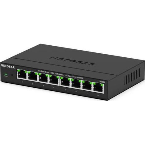 NETGEAR MS308 Unmanaged 2.5G Ethernet (100/1000/2500) Schwarz