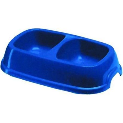 CIOTOLA 2 VASCHE PER ANIMALI DOMESTICI ø CM.26x16x6h. -LT .0,3+LT.0,3 - PZ 6 (1/2)