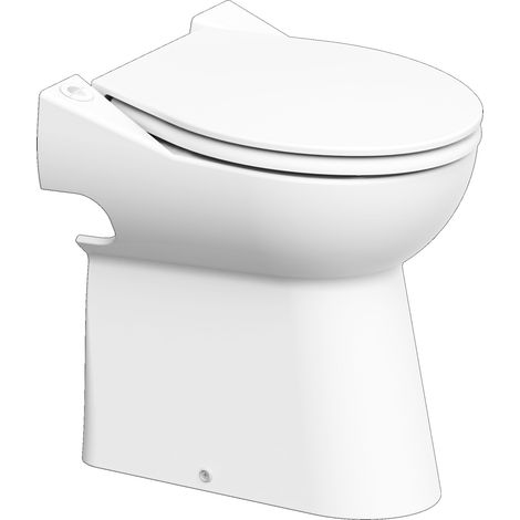 wc mit eingegliedertem triturator der marke sfa sanitrit modell sanicompact 43 silence