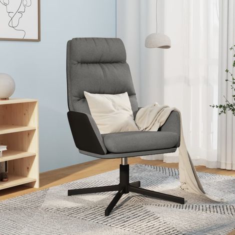 Chaise Chaise de relaxation Gris clair Tissu Chaise de salon 37237 (1/5)