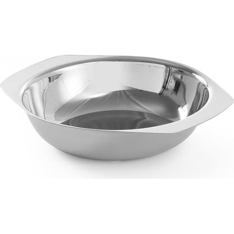 Bol de acero para verduras y ensaladas, di谩metro 120 x 30 mm (1/2)