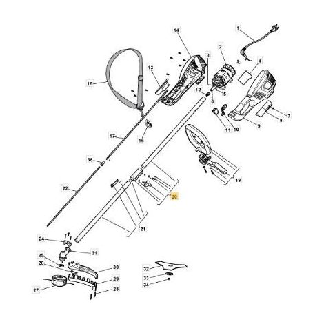 TUBO TRASMISSIONE ORIGINALE STIGA - 118802125/0