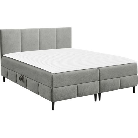 Cama continental Rivus I, Coral 75, Doble, Continental, 160x200, Tapiz, Somieres, 162x206x88cm