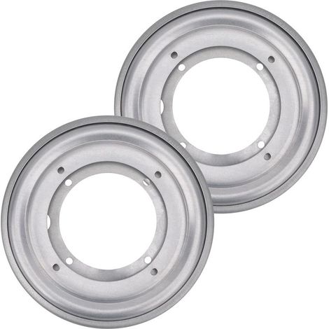 Lot de 2 plaques pivotantes rondes de 20.4 cm (8 pouces), base pivotante argentée, base de plateau tournant pour table pivotante, plateau, cuisine (1/5)