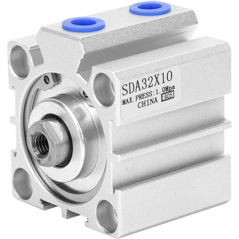 Cylindre pneumatique mince SDA32 en alliage d'aluminium à double effet, composants pneumatiques SDA32X10/SDA32X15/SDA32X20SDA32X10 (1/5)