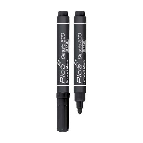 PENNARELLO CLASSIC 520/46 PICA - NERO PUNTA TONDA- 10 pezzi