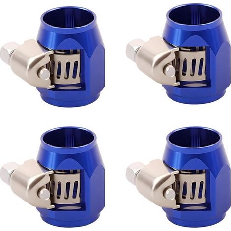 Protection et clips de fixation pour durite de carburant AN8 (4 pièces), raccords de durite de carburant en alliage d'aluminium modifié, tendeur de durite pour réglages sur véhicule