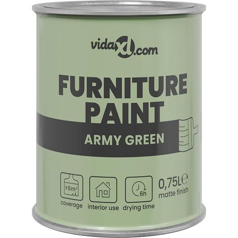 Peinture pour meubles Vert 0,75 L Impression murale