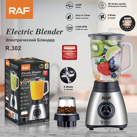 Mixeur, extracteur de jus domestique 1,5 L, hachoir à viande, machine à lait de soja électrique, moulin à café (1/5)