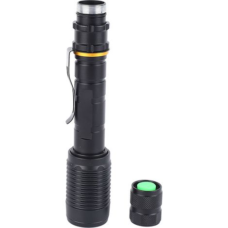 Ultrahelle LED-Zoom-Taschenlampe aus Aluminiumlegierung, ideal für Camping, Wandern und Expeditionen. (1/5)