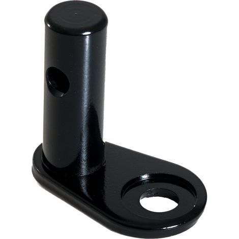 Attelage pour remorque de vélo avec goupille de sécurité, attelage de rechange pour remorques enfant et remorques cargo, noir (1/5)