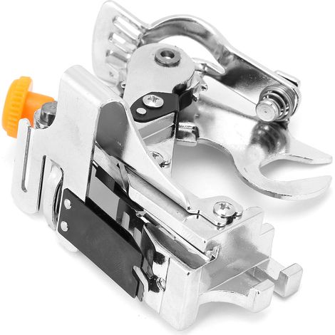 Pied presseur frondeur 55705 avec système de verrouillage à cylindre pour machine à coudre (Jaune)