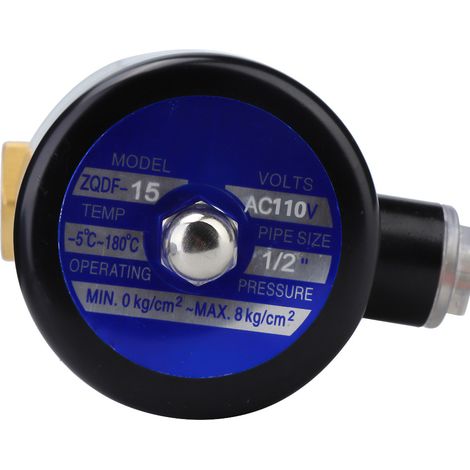 Industrielles Dampfmagnetventil aus Messing, Innengewinde G1/2 für Luft, Gas, Öl ZQDF-15AC110V (1/5)
